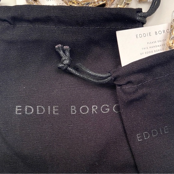 Eddie Borgo Gold Tone Supra Link Drop Earrings New - Picture 6 of 7